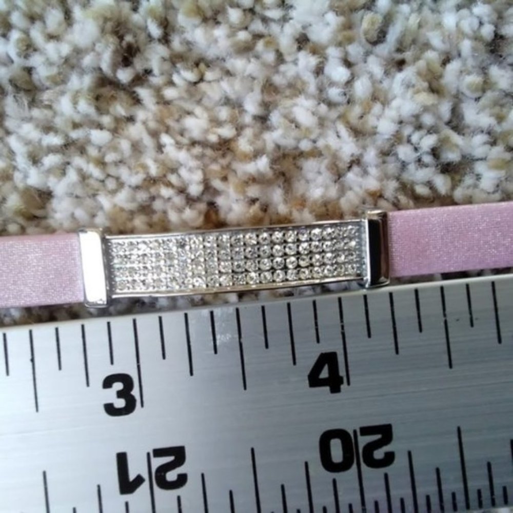 NWOT Pink Swarovski Band Bracelet